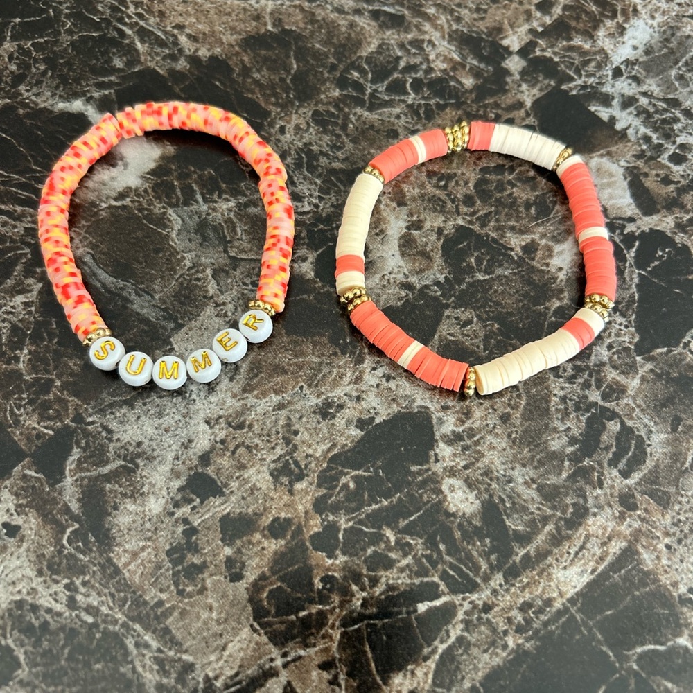 Colorful Beaded Bracelets Set